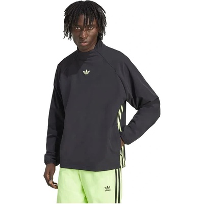 Яке Adidas Originals Adicolor Woven Drill jacket - Black (Black / Signal Green)