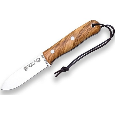 Joker Hunting And Bushcraft Knife Bs9 Trampero. Stainless Steel Sandvik 14C28N, Olive Wood Handle Co113-P