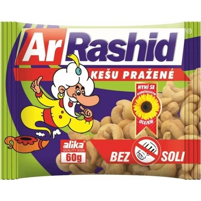 Ar Rashid Kešu ořechy pražené nesolené 60 g