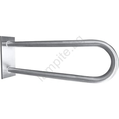 Bemeta Опорна дръжка 10x25 cm неръждаема стомана/сребриста (BD0199)