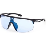 Adidas Очила за колоездене Adidas eyewear SP0099 Mirror Photochromic 1-3 Cycling glasses - Matte Black / Blue Mirror - размер One Size (205-4729-0111)