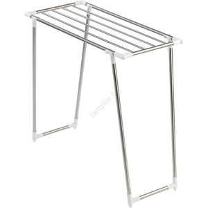 WENKO 3774020100 - Сушилник за пране PROFI SINGLE 87 x 79 см неръждаема стомана/сребрист/бял (WE0514)