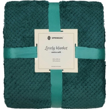 Springos Deka polyester zelená 200x220