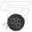 HEARTLESS портмоне за монети (чантичка) heartless - hexlock haven - black - b-hxkhcp-b-1