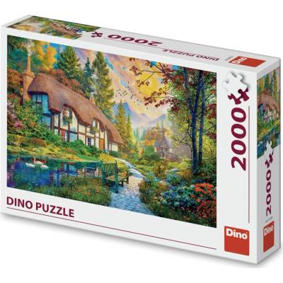 DINO Domek u řeky 2000 dílků