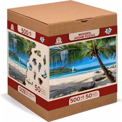 WOODEN CITY Dřevěné Pláž na Paradise Island Karibské moře 2v1 EKO 505 dielov