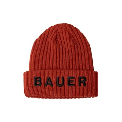 Bauer S24 RIBBED TOQUE FIRE RED Youth