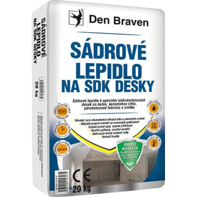Debbex Sadrové lepidlo na SDK dosky 20 kg biele