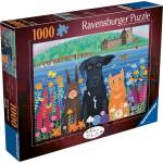 Ravensburger Пъзел Ravensburger от 1000 части - Забава в замъка Елън Донан (12001575)