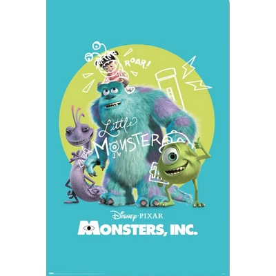 Plagát, Obraz - Monsters, inc. - Little Monster, 61 × 91.5 cm