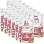 Brit Care Cat Soup с сьомга 15 x 75 г