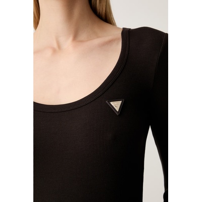 Guess блуза с дълги ръкави дамска с памук (V4BP07.K8RT2)