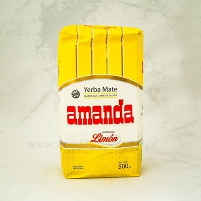 YERBA MATE AMANDA CITRÓN 500 g
