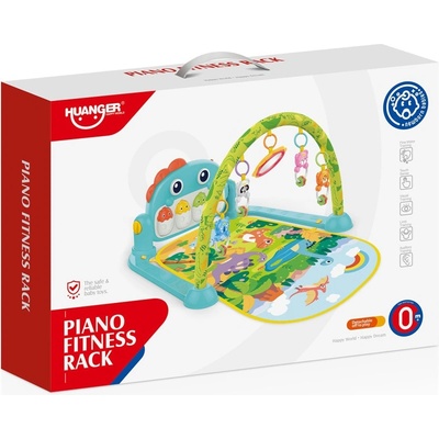 Felyx Toys Huanger Активна Гимнастика Динозавър с Пиано