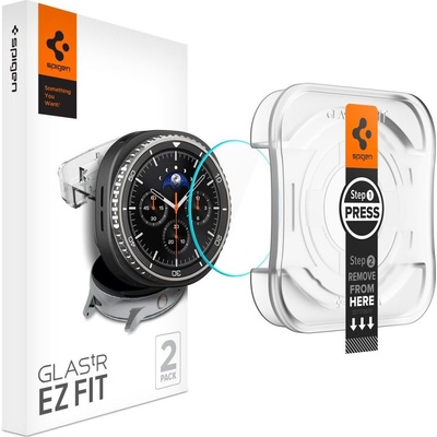 Spigen tR EZ Fit na Samsung Galaxy Watch 8 Classic (46mm) (2 ks) průhledné AGL09877 – Zboží Živě
