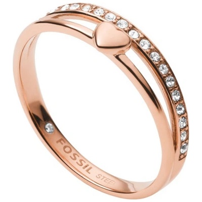 Fossil prsten se srdíčkem FOJF03460791