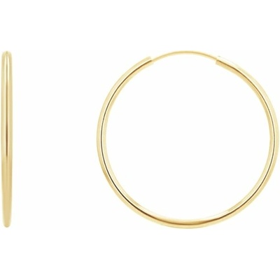 Eppi zlaté kruhové náušnice Aliesha E44593