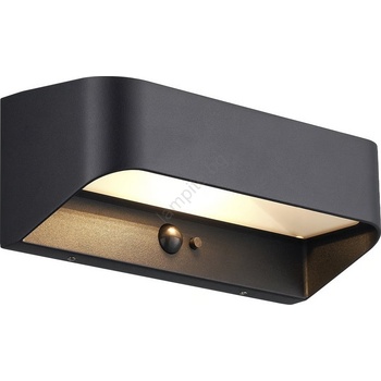 Nordlux - LED соларно осветително тяло с вграден сензор MARCELLIO LED/5W/5V IP54 черно (NX0844)