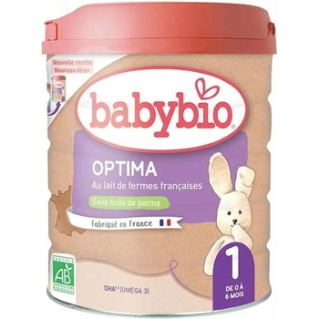 Babybio Адаптирано мляко Babybio - Optima 1, 800 g (3288131580319)