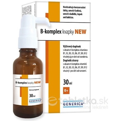Generica B-komplex kvapky NEW 30 ml