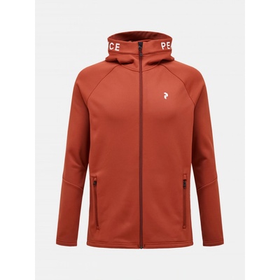Peak Performance M RIDER ZIP HOOD červená
