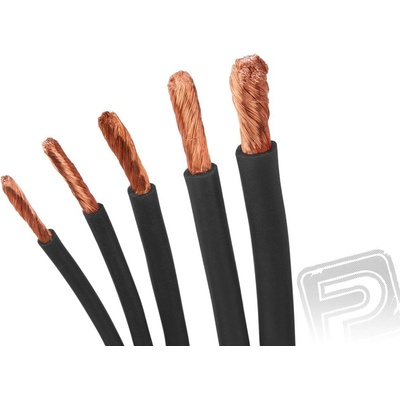 KAVAN Kabel silikon 4.0mm2 1m černý