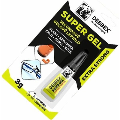Debbex Sekundové lepidlo SUPER GEL DEBBEX 3 g