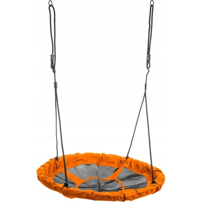 Mirpol hojdačka Nest 95 cm čierna/oranžová