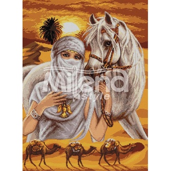 Milena Style Арабска принцеса - гоблен със схема конци Ariadna 1: 4