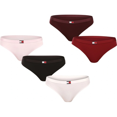 Tommy Hilfiger 5PACK dámske tangá viacfarebná (UW0UW05642 0WY)