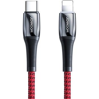 JOYROOM Кабел Joyroom S-1224K2, USB-C към Lightning, Power Delivery, 20W, 2.4A, 1.2m, червен (S-1224K2 Red)