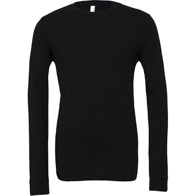 Canvas tričko s dlhým rukávom CV3501 black