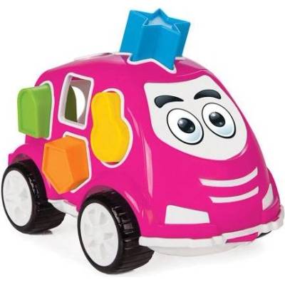 Pilsan Детски сортер Pilsan - Кола, Розов (107643)