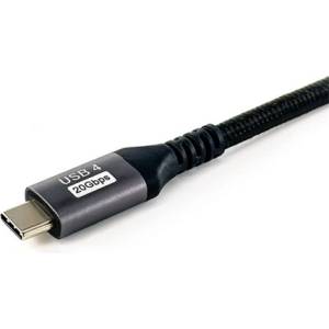 Equip Кабел за оборудване - 128382 (USB4 Gen2x2, кабел от A към A, мъжки/женски, 4K/60Hz, 20Gbps, PD 100W, 2 m) (128382)