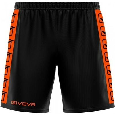 PANTALONCINO POLY BAND ARANCIO FLUO/NERO Tg.