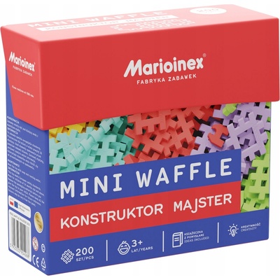Marioinex MINI Waffle Konštruktor Majster 200 ks