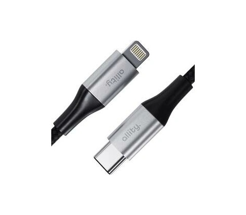 Allity AUC-01 USB-C/Lightning 1m černý