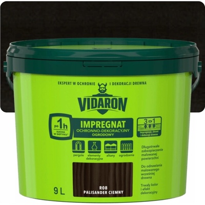 VIDARON Zahradní impregnace 9L Tmavá palisandr R08