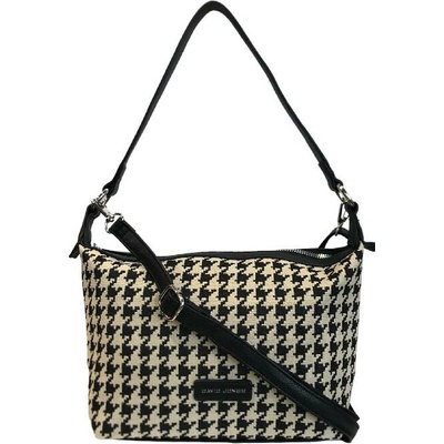 David Jones kabelka černo 6849-4 black bílá