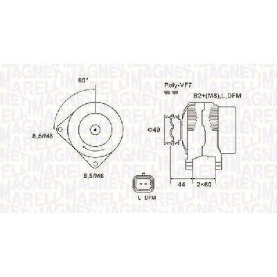 Generátor MAGNETI MARELLI 063731877010