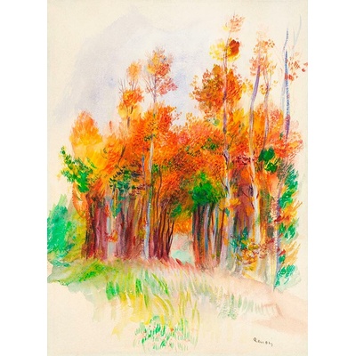 Háj stromov 30x40cm - Pierre-Auguste Renoir