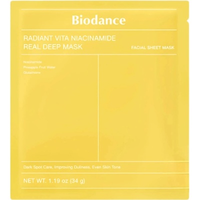 Biodance Radiant Vita Niacinamide Real Deep Mask 1 pc/34 g