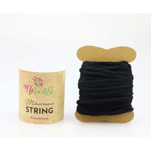 ReTwisst Macrame String 3 mm / 10 m, 02 černá