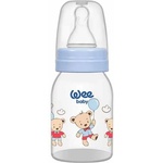 Wee Baby Бебешко шише Wee Baby Classic - 125 ml, синьо с мечета (851) - ozone