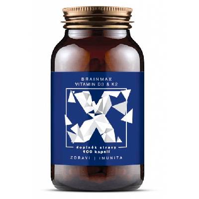 BrainMax Vitamin D3 & K2 100 kapslí