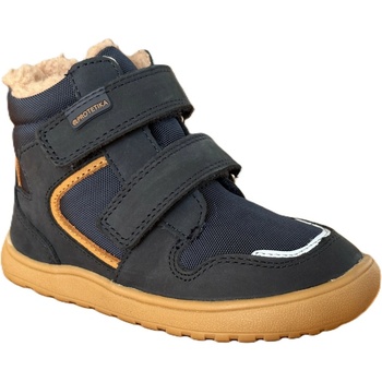Protetika Gero Denim dětské barefoot zimní boty s membránou modrá