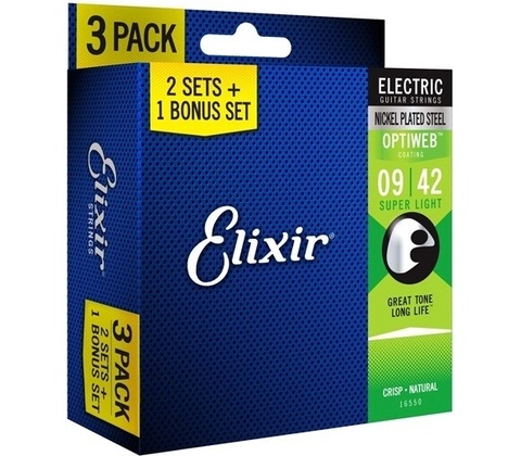 Elixir 16550 3-PACK