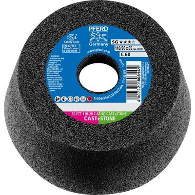 Pferd Brusný hrncový kotouč kuželový 110 x 20 x 22,23 mm Z60 4007220803141