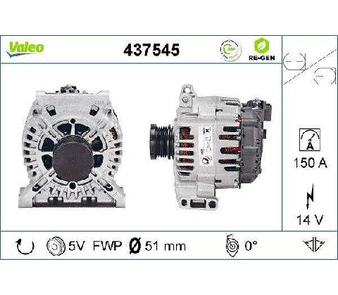 generátor VALEO 437545