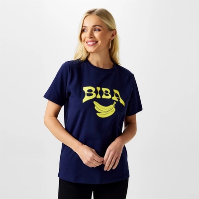 Biba Тениска Biba Logo T-Shirt - Banana Print
